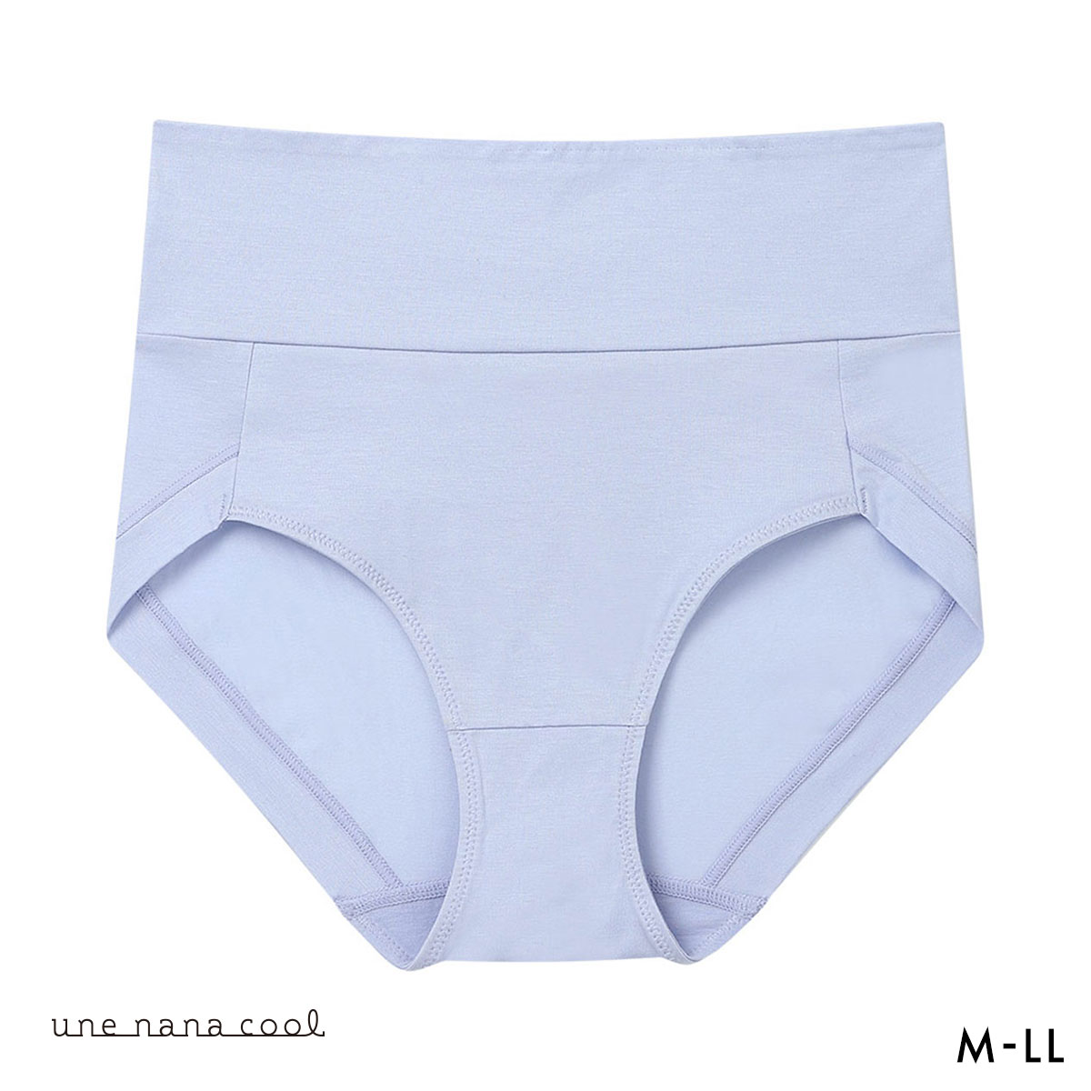 ウンナナクール 綿たっぷりショーツ コットン une nana cool(BLV-ブルーラベンダー-M)