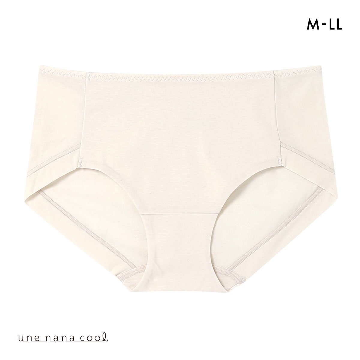 ウンナナクール une nana cool 綿たっぷりショーツ コットン 単品(BE-ベージュ-M)