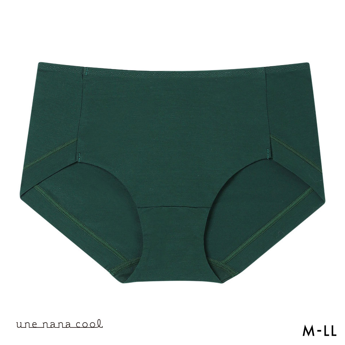 ウンナナクール une nana cool 綿たっぷりショーツ コットン 単品(GR1-グリーン1-M)