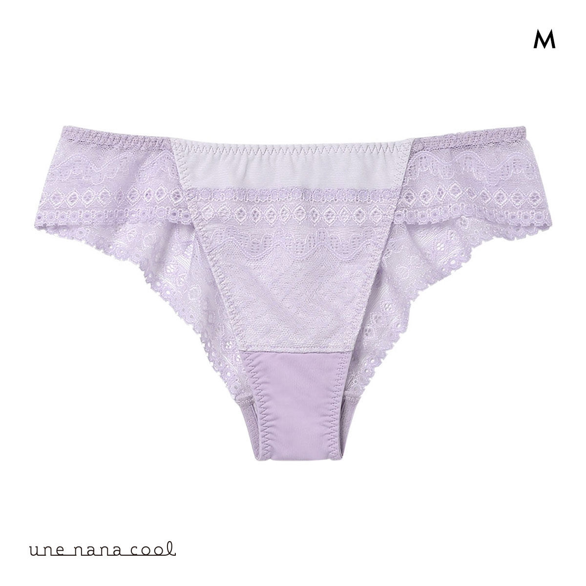ウンナナクール une nana cool 特別な日以外の364日つけたくなるブラ 364ブラ レース Tバックショーツ ソング 単品(RP-ロマンピンク-M)