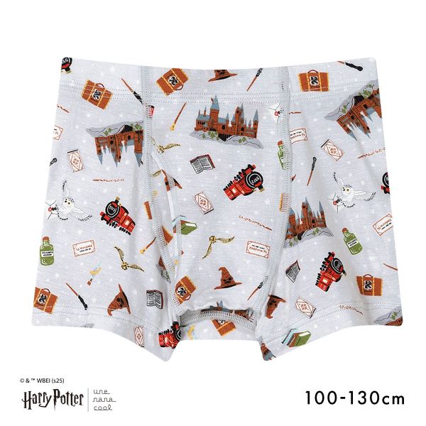 ウンナナクール Harry Potter × une nana cool 男児 キッズ ボクサーパンツ ハリー・ポッター