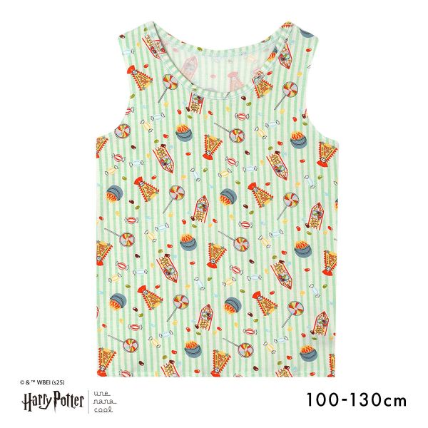ウンナナクール Harry Potter × une nana cool キッズ ノースリーブ 男女児兼用トップ ハリー・ポッター
