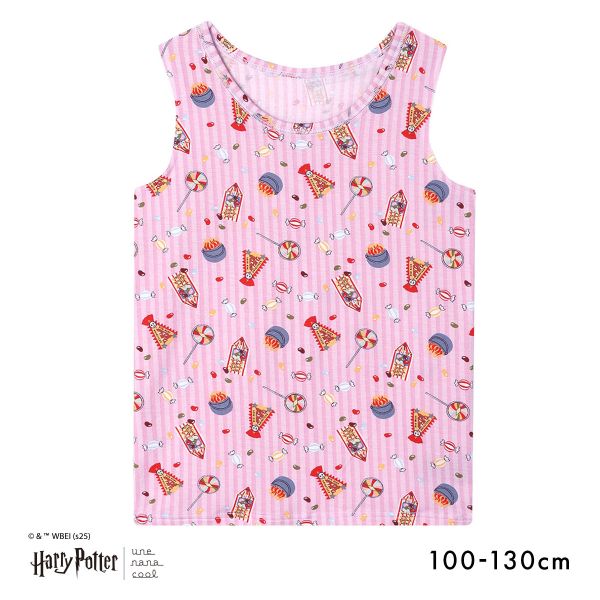 ウンナナクール Harry Potter × une nana cool キッズ ノースリーブ 男女児兼用トップ ハリー・ポッター