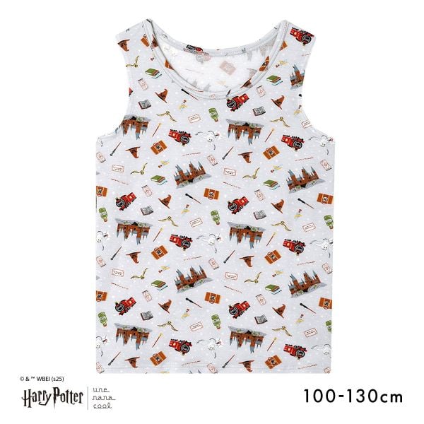 ウンナナクール Harry Potter × une nana cool キッズ ノースリーブ 男女児兼用トップ ハリー・ポッター