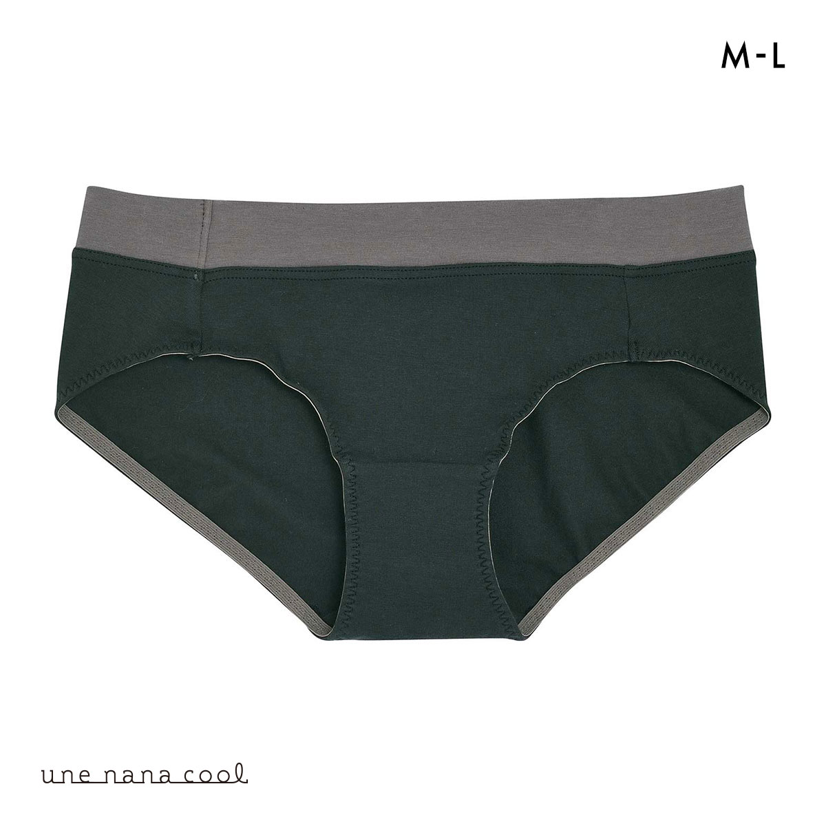 ウンナナクール une nana cool カラーブロッキング ショーツ 単品(BK-ブラック-M)