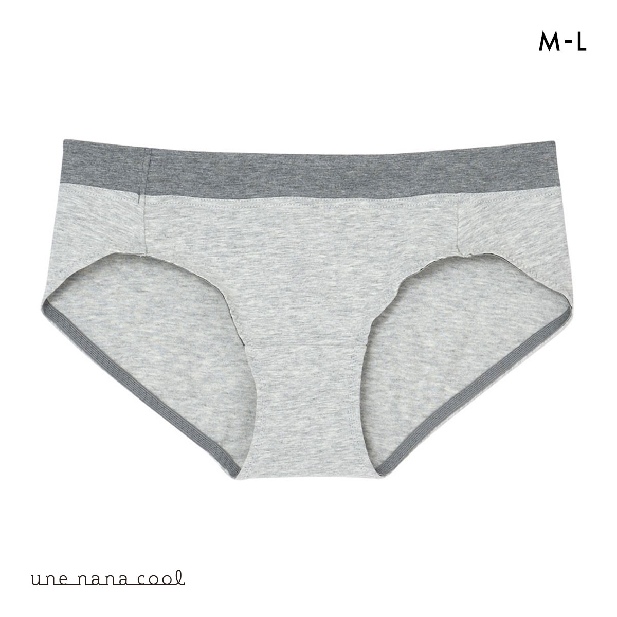 ウンナナクール une nana cool カラーブロッキング ショーツ 単品(LGY-薄グレー-M)