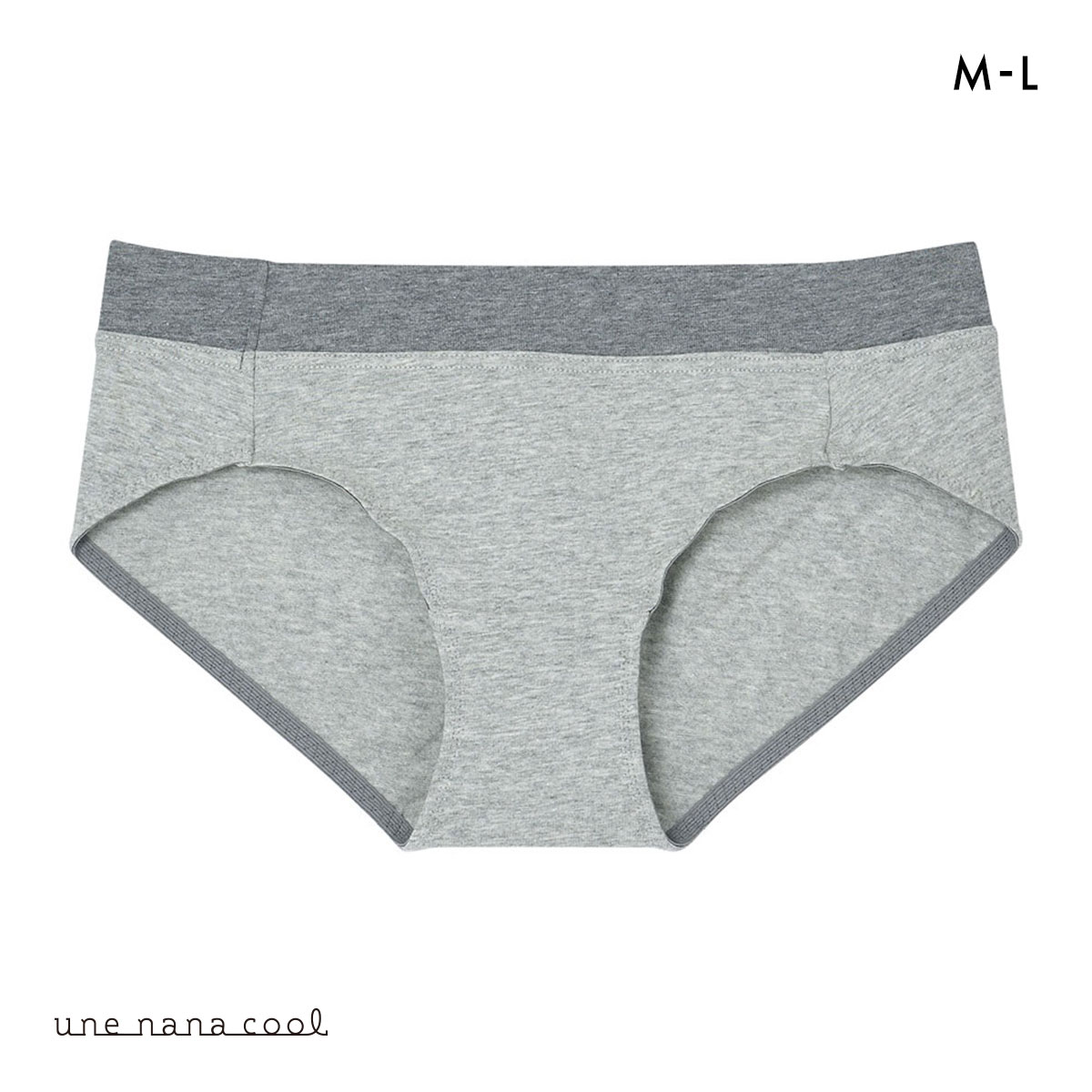 ウンナナクール une nana cool カラーブロッキング ショーツ 単品(DGY-濃グレー-M)