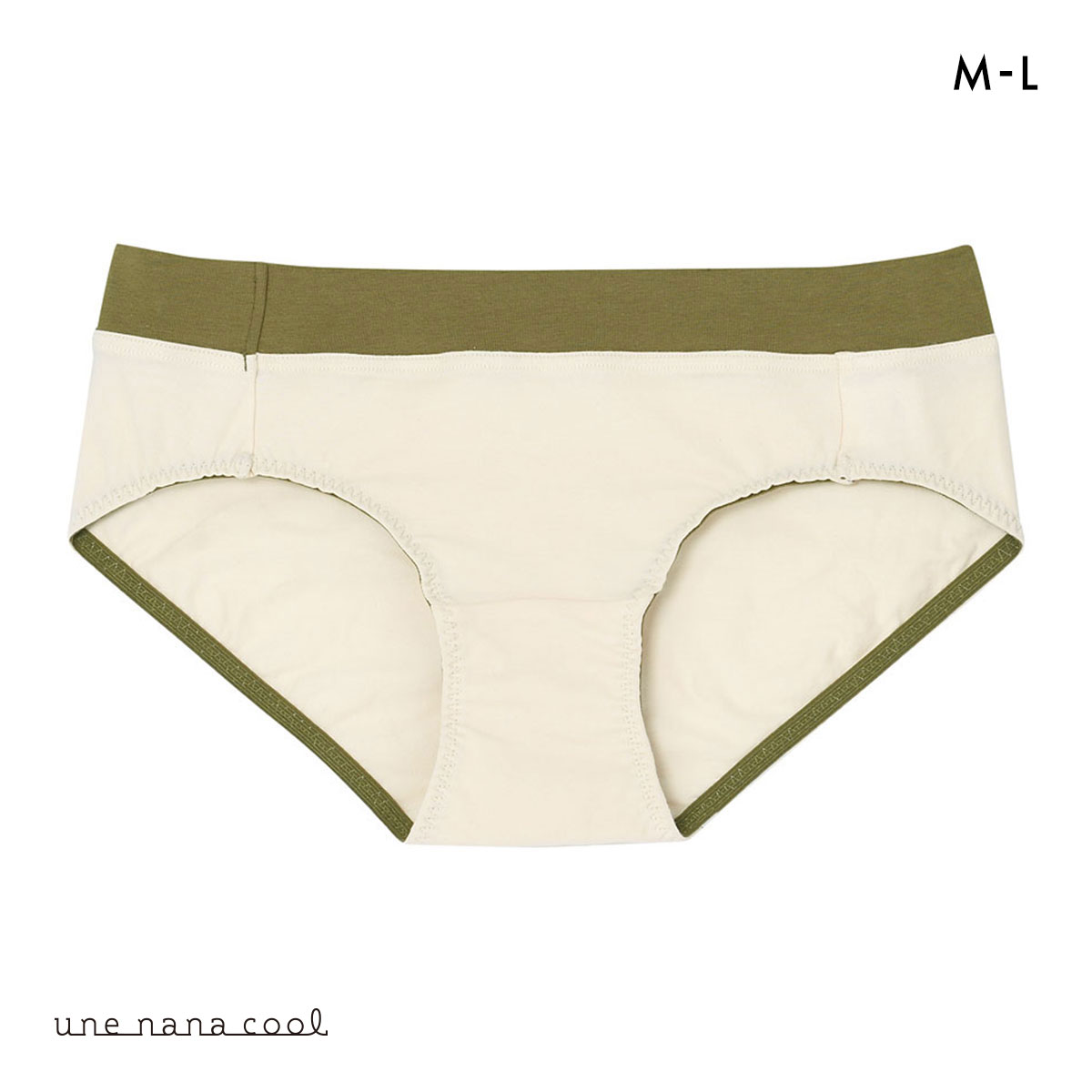 ウンナナクール une nana cool カラーブロッキング ショーツ 単品(BR-ブラウン-M)