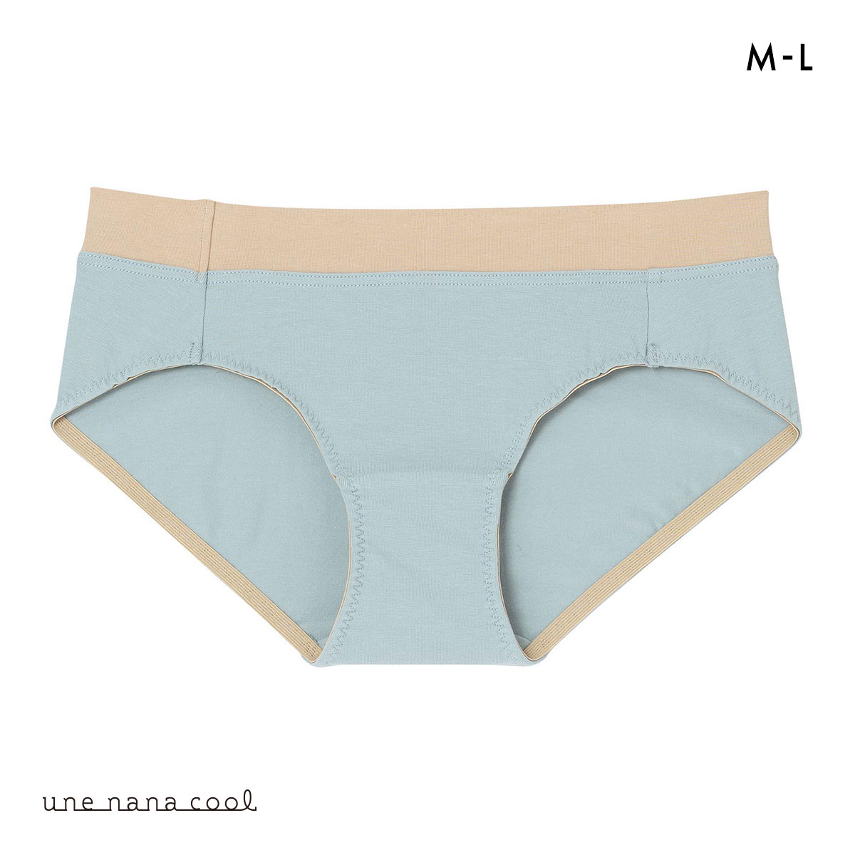 ウンナナクール une nana cool カラーブロッキング ショーツ 単品(LBU-薄ブルー-M)