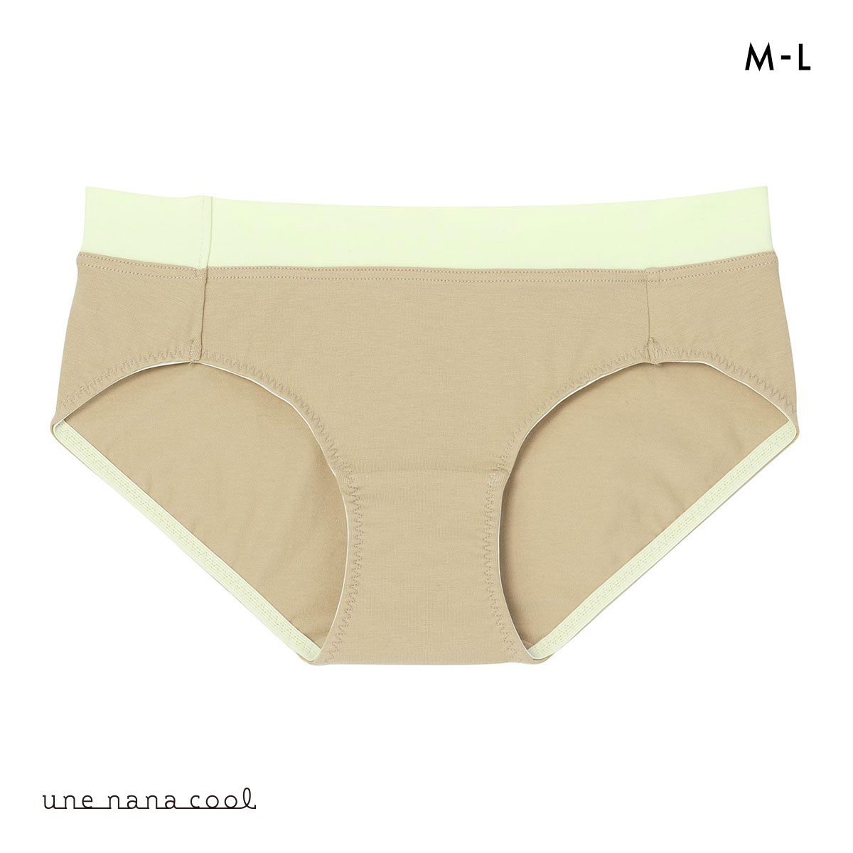 ウンナナクール une nana cool カラーブロッキング ショーツ 単品(BE-ベージュ-M)