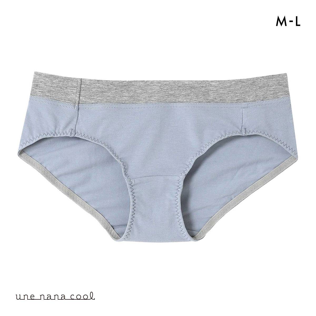 ウンナナクール une nana cool カラーブロッキング ショーツ 単品(BGY-ブルーグレー-M)