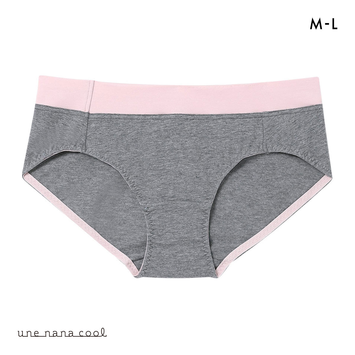 ウンナナクール une nana cool カラーブロッキング ショーツ 単品(GY-グレー-M)