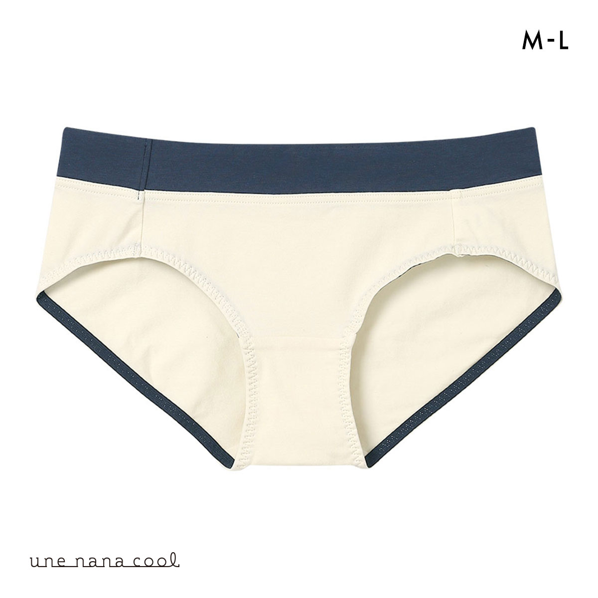 ウンナナクール une nana cool カラーブロッキング ショーツ 単品(CR-クリーム-M)