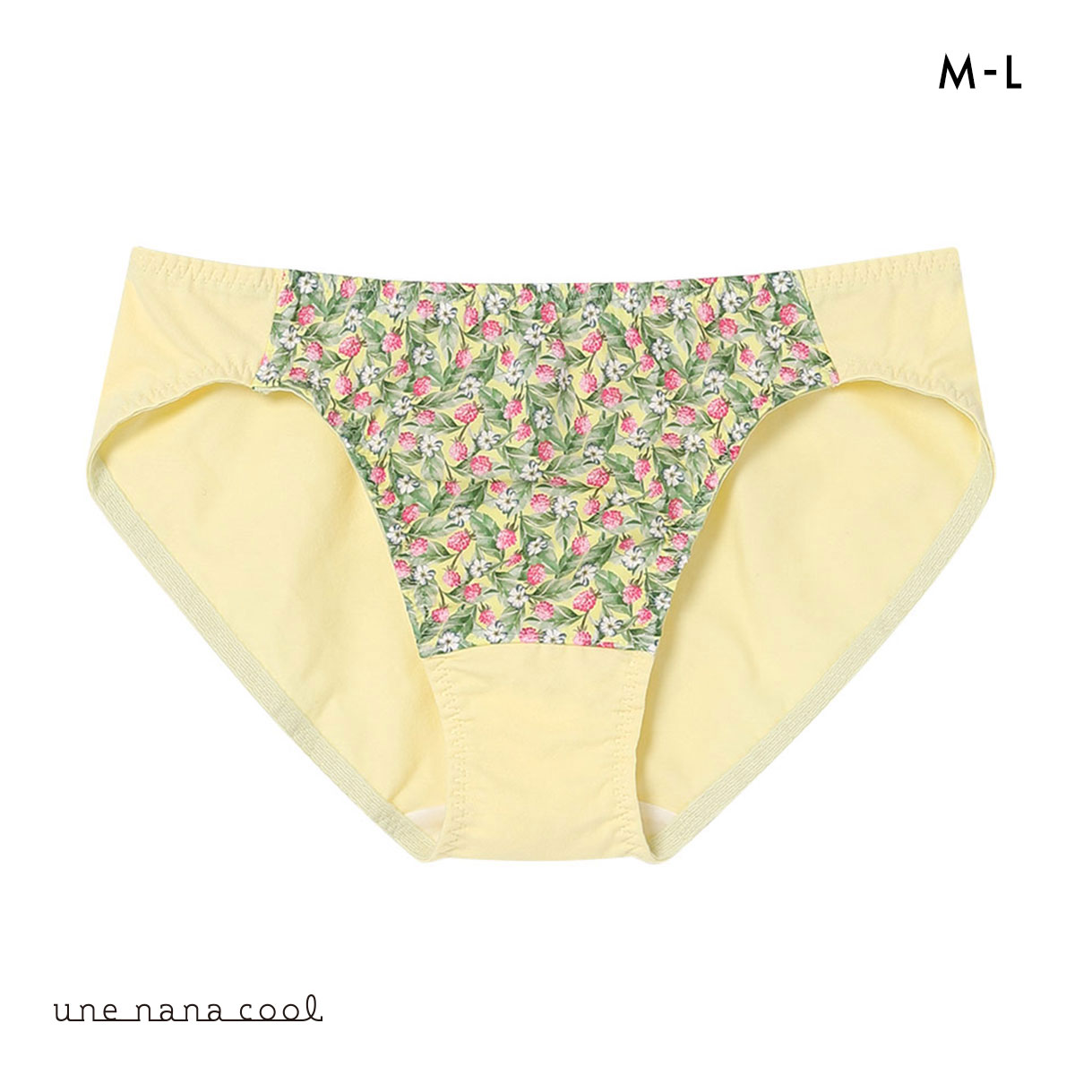 ウンナナクール une nana cool 綿混 MADE WITH LIBERTY. FABRIC ショーツ 単品(YE-イエロー-M)