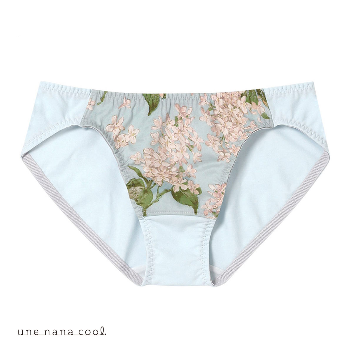 ウンナナクール une nana cool 綿混 MADE WITH LIBERTY. FABRIC ショーツ 単品(SX-サックス-M)