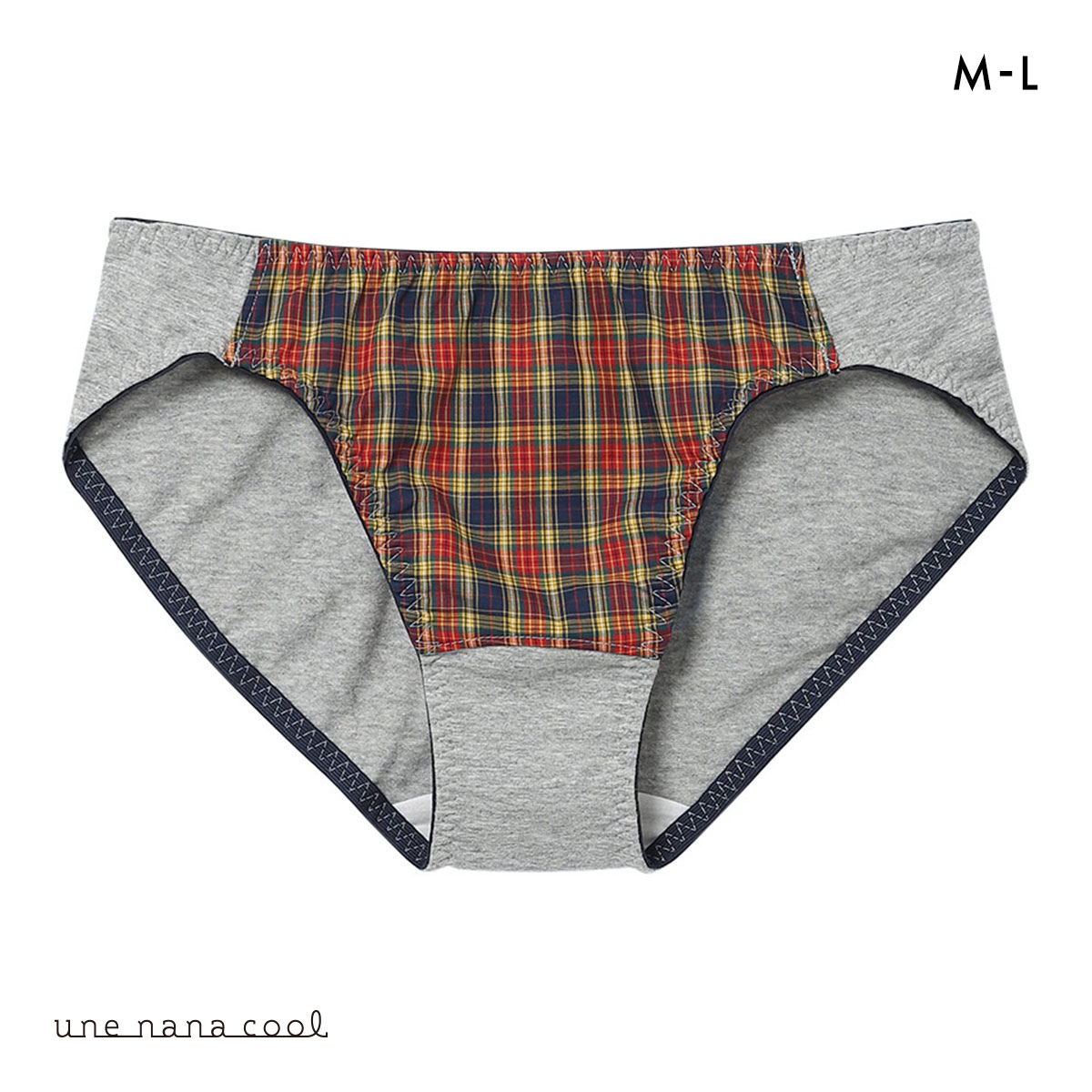 ウンナナクール une nana cool 綿混 MADE WITH LIBERTY. FABRIC ショーツ 単品(NV-ネイビー-M)