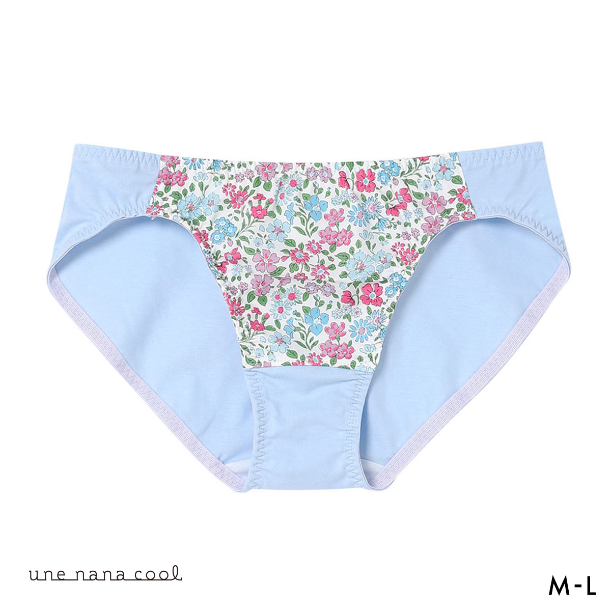 ウンナナクール une nana cool 綿混 MADE WITH LIBERTY. FABRIC ショーツ(PI-ピンク-M)