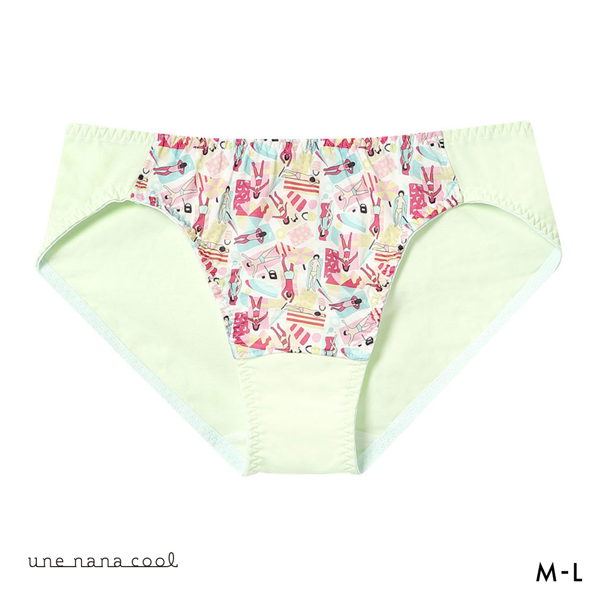 ウンナナクール une nana cool 綿混 MADE WITH LIBERTY. FABRIC ショーツ(RP-ロマンピンク-M)