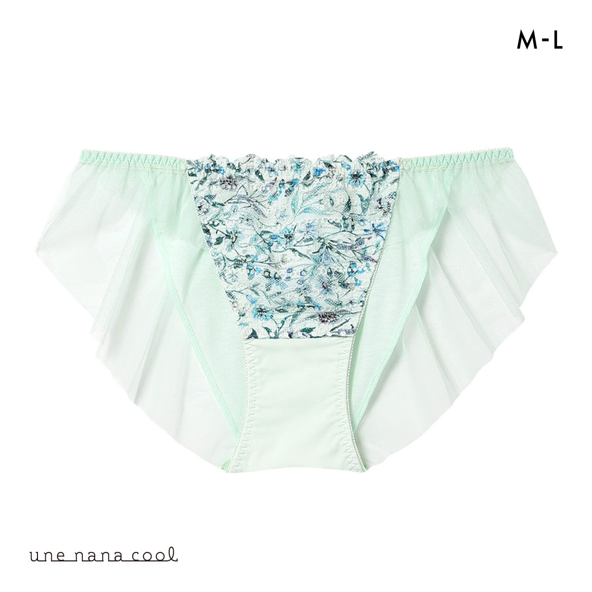 ウンナナクール MADE WITH LIBERTY FABRIC 綿混 ショーツ チュール une nana cool(MI-ミント-M)