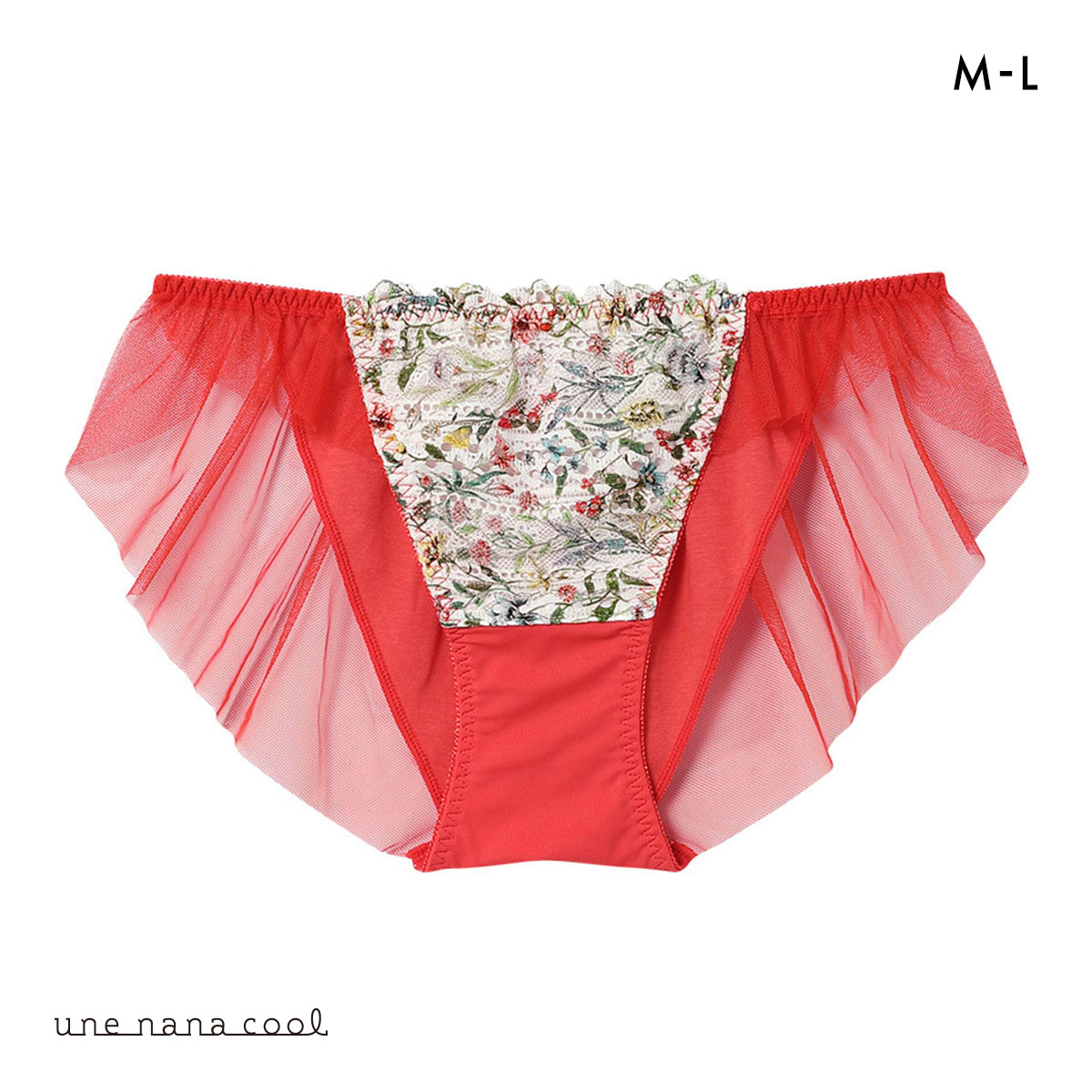 ウンナナクール MADE WITH LIBERTY FABRIC 綿混 ショーツ チュール une nana cool