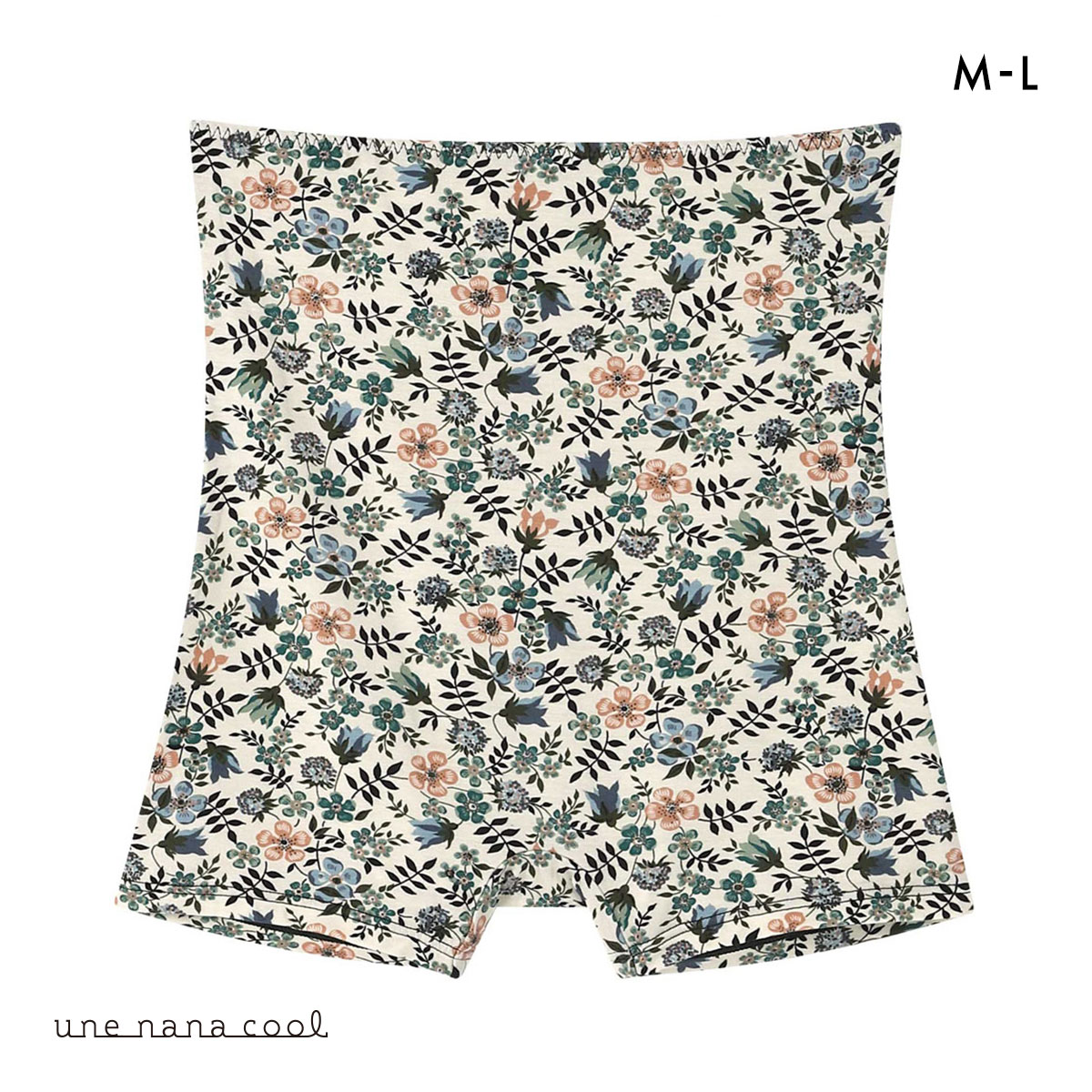ウンナナクール une nana cool MADE WITH LIBERTY. FABRIC ハラマキ付きショーツ 単品(GR-グリーン-M)