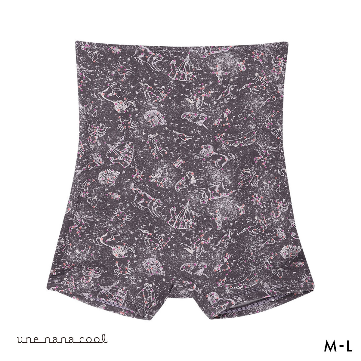 ウンナナクール une nana cool MADE WITH LIBERTY. FABRIC ハラマキ付きショーツ 単品(PU-パープル-M)