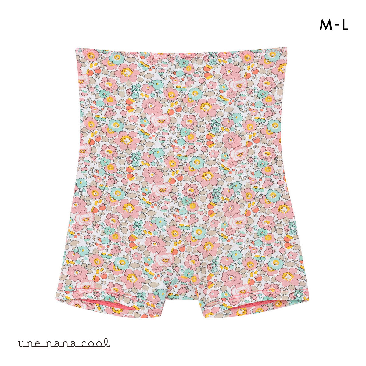 ウンナナクール une nana cool MADE WITH LIBERTY. FABRIC ハラマキ付きショーツ 単品(PI-ピンク-M)