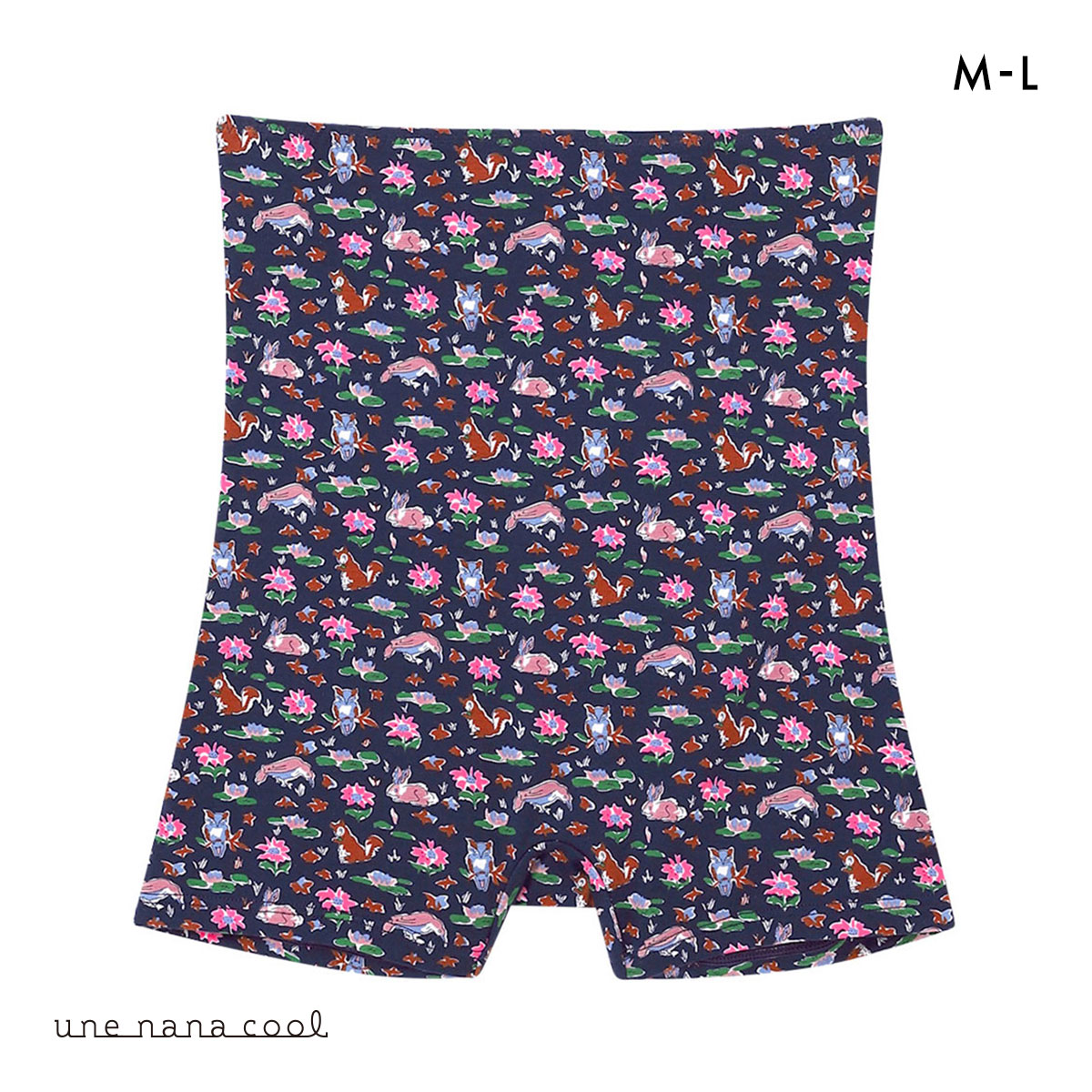 ウンナナクール une nana cool MADE WITH LIBERTY. FABRIC ハラマキ付きショーツ 単品(KO-コン-M)