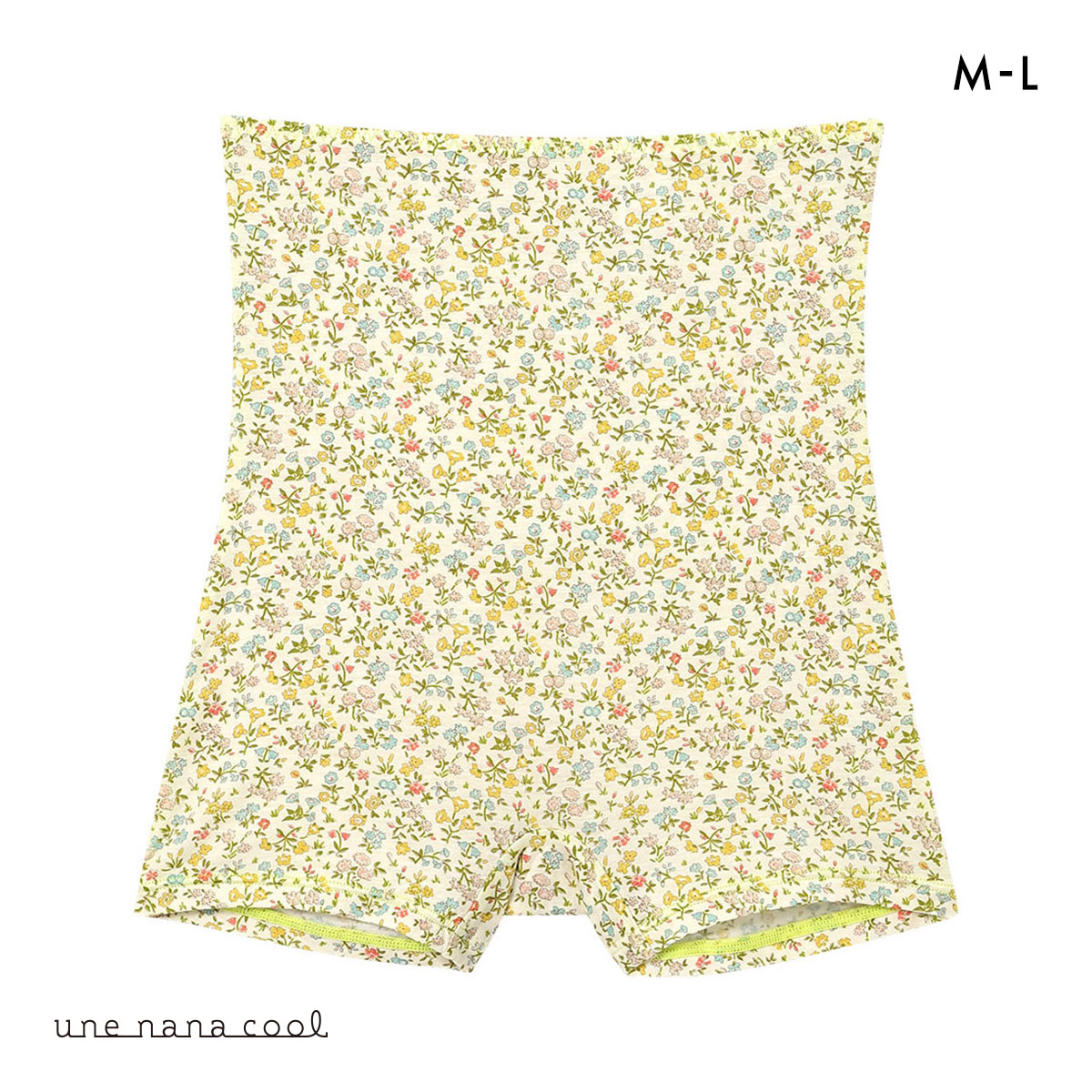ウンナナクール une nana cool MADE WITH LIBERTY. FABRIC ハラマキ付きショーツ 単品(IV-アイボリー-M)