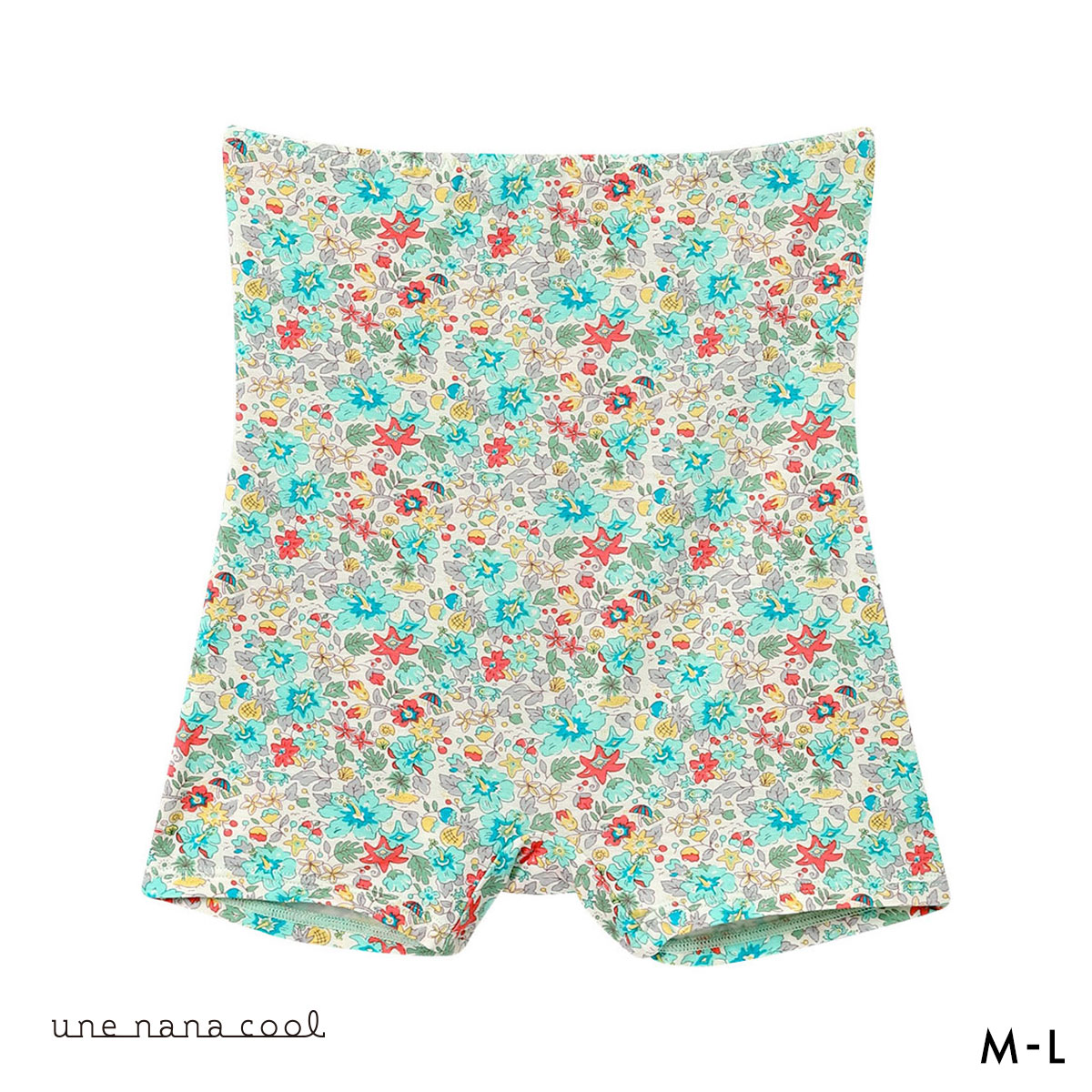 ウンナナクール une nana cool MADE WITH LIBERTY. FABRIC ハラマキ付きショーツ(ME-メロン-M)