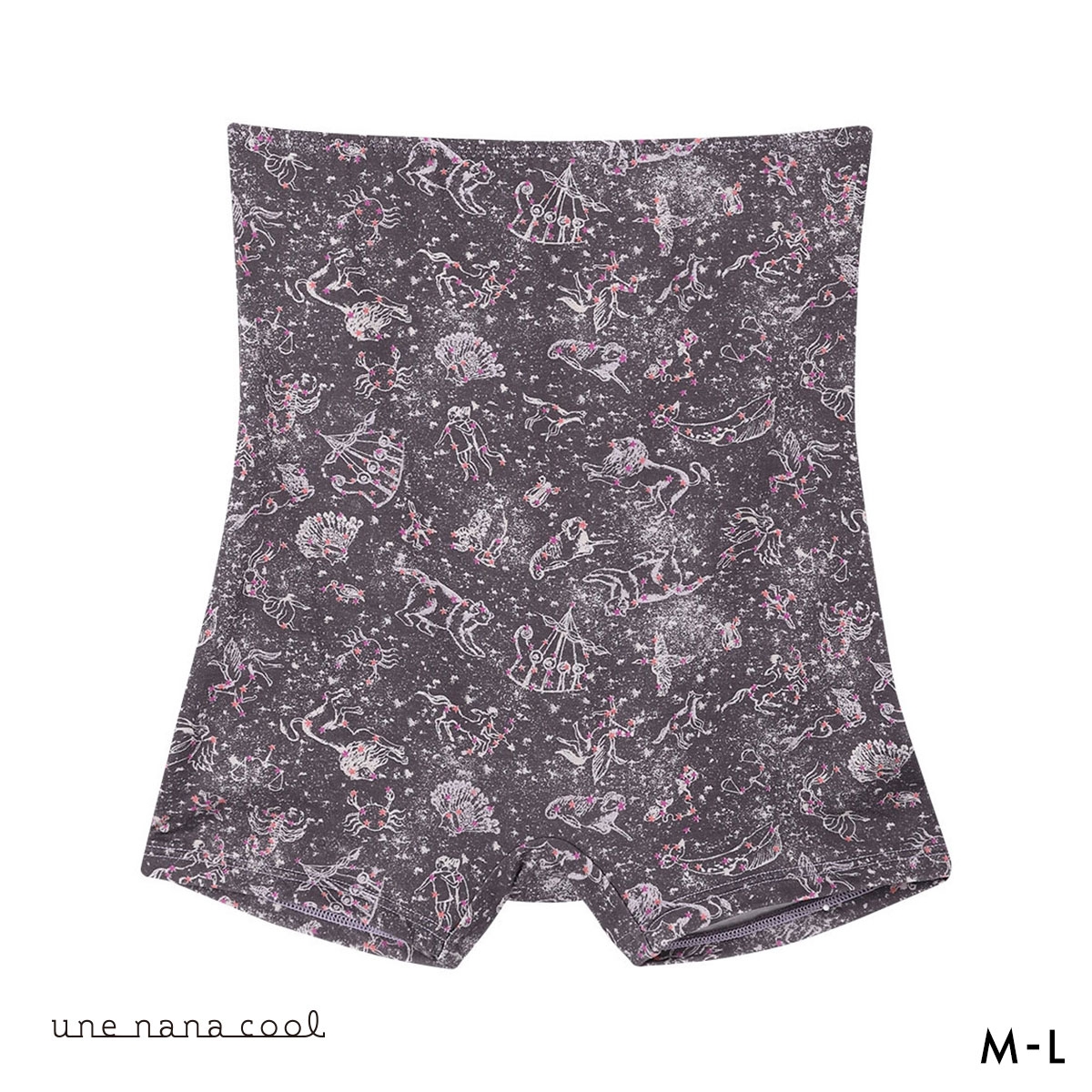ウンナナクール une nana cool MADE WITH LIBERTY. FABRIC ハラマキ付きショーツ(PU-パープル-M)