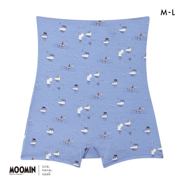 ウンナナクール MOOMIN × une nana cool ボーイレングスショーツ ハラマキ付きショーツ ムーミン 単品