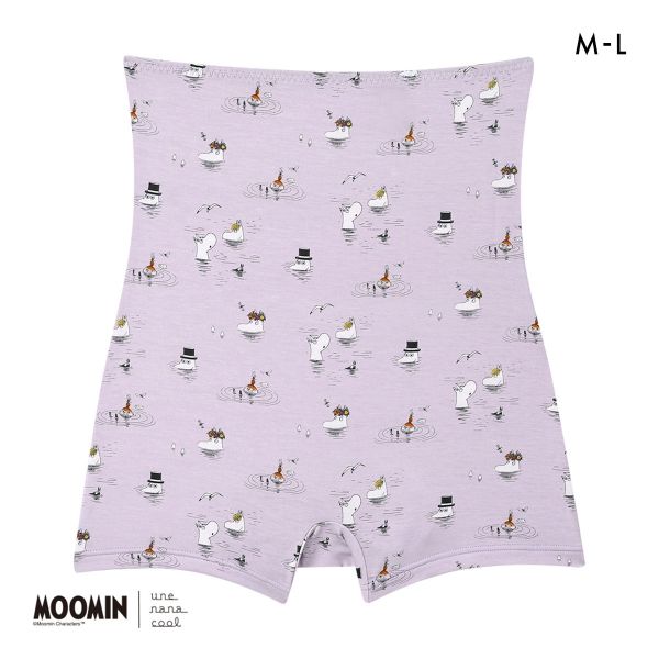 ウンナナクール MOOMIN × une nana cool ボーイレングスショーツ ハラマキ付きショーツ ムーミン 単品