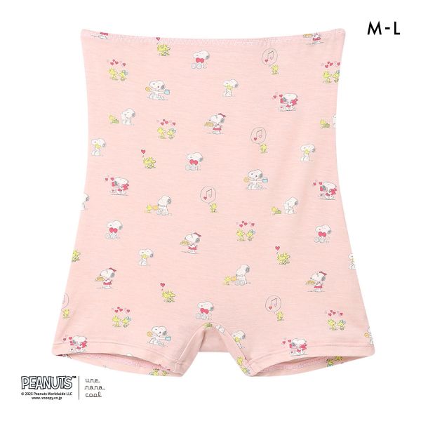 ウンナナクール PEANUTS × une nana cool ボーイレングスショーツ ハラマキ付きショーツ スヌーピー