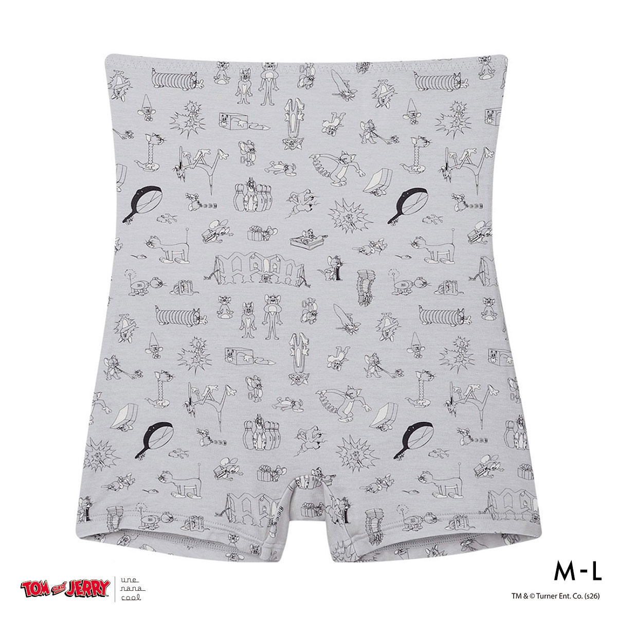 ウンナナクール トムとジェリー × une nana cool ボーイレングスショーツ ハラマキ付きショーツ