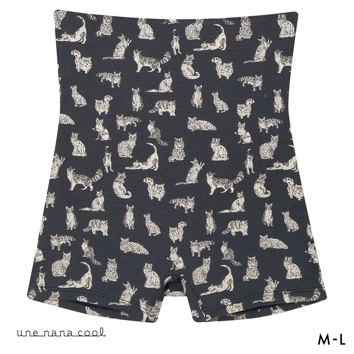 ウンナナクール une nana cool MADE WITH LIBERTY. FABRIC ハラマキ付きショーツ 単品(NV-ネイビー-M)