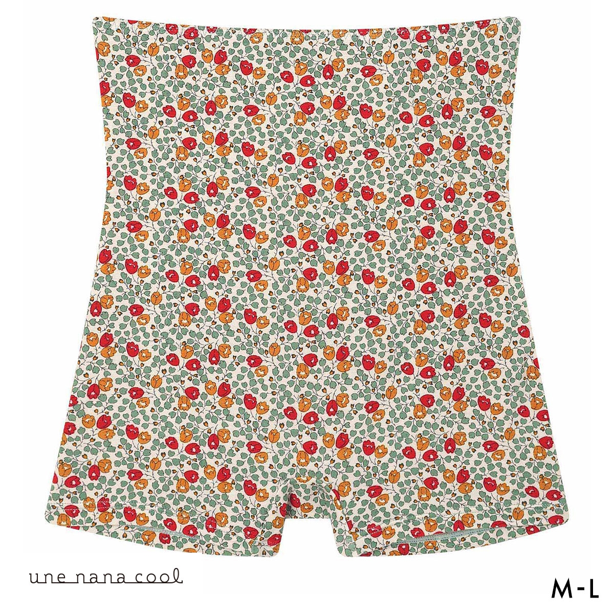 ウンナナクール une nana cool MADE WITH LIBERTY. FABRIC ハラマキ付きショーツ 単品(OV-オリーブ-M)