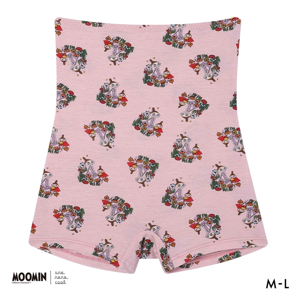 ウンナナクール MOOMIN × une nana cool ボーイレングスショーツ ハラマキ付きショーツ ムーミン