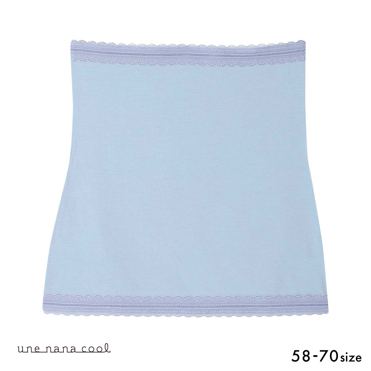ウンナナクール 綿混 薄手ハラマキ une nana cool(SX1-サックス1-58-70)