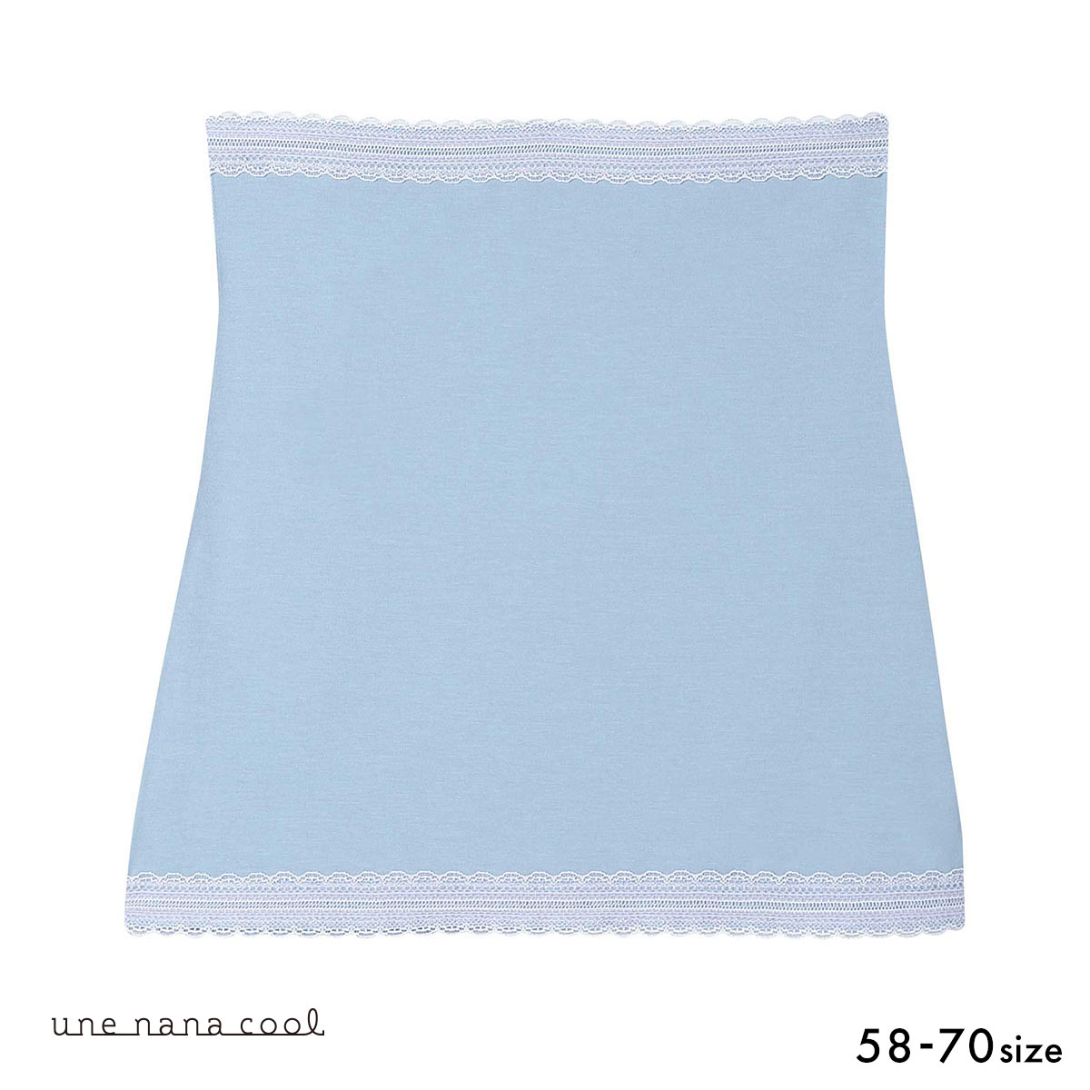 ウンナナクール 綿混 薄手ハラマキ une nana cool(SX2-サックス2-58-70)