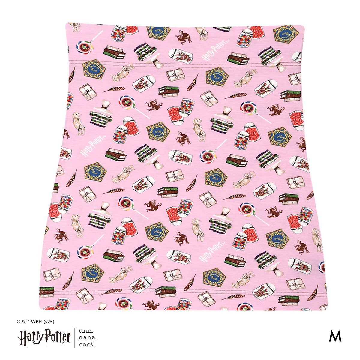 ウンナナクール Harry Potter × une nana cool ハラマキ 腹巻き ハリー・ポッター(PI-ピンク-M)