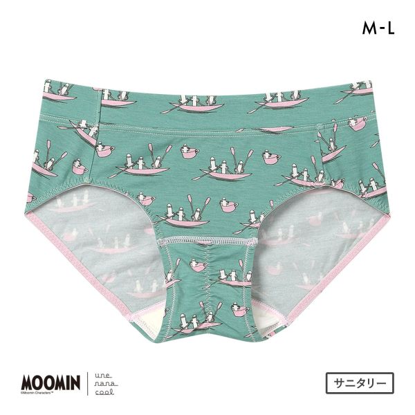 ウンナナクール MOOMIN × une nana cool サニタリーショーツ ムーミン 羽付きナプキン対応