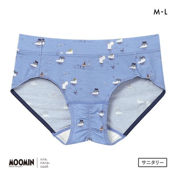 ウンナナクール MOOMIN × une nana cool サニタリーショーツ ムーミン 羽付きナプキン対応