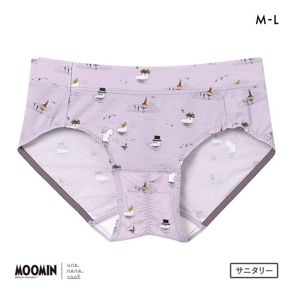 ウンナナクール MOOMIN × une nana cool サニタリーショーツ ムーミン 羽付きナプキン対応