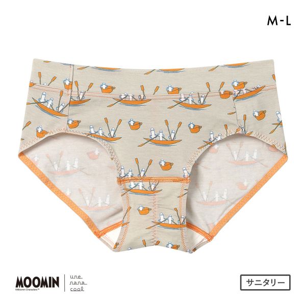 【メール便(4)】 ウンナナクール MOOMIN × une nana cool サニタリーショーツ ムーミン 羽付きナプキン対応 【メール便(4)】 ウンナナクール MOOMIN × une nana cool サニタリーショーツ ムーミン 羽付きナプキン対応
