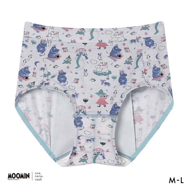 ウンナナクール MOOMIN × une nana cool ナイト用 サニタリーショーツ ムーミン
