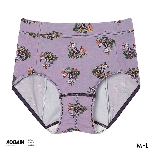 ウンナナクール MOOMIN × une nana cool ナイト用 サニタリーショーツ ムーミン