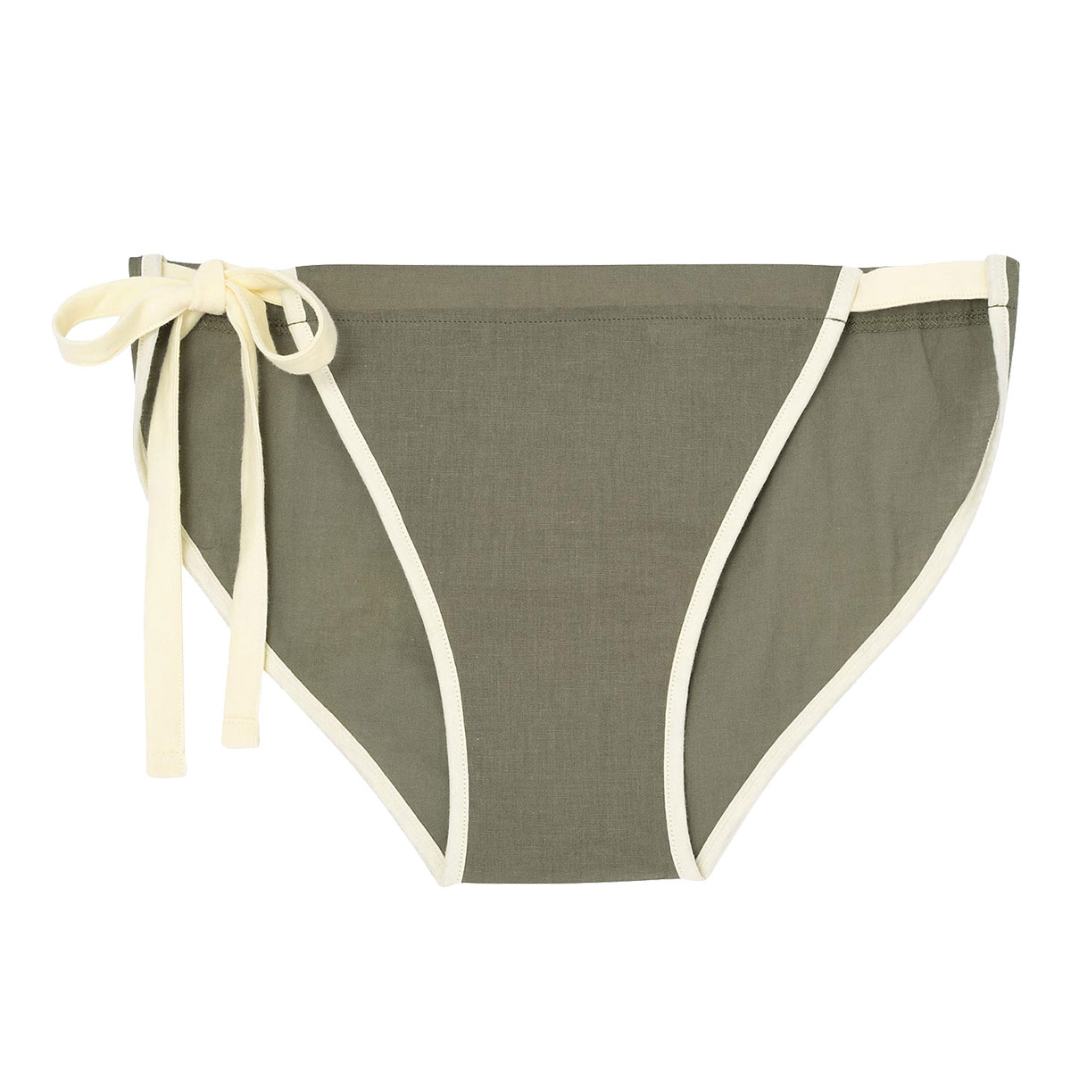 ウンナナクール une nana cool ななふん ふんどし サイド紐ショーツ(OV-オリーブ-M-L)