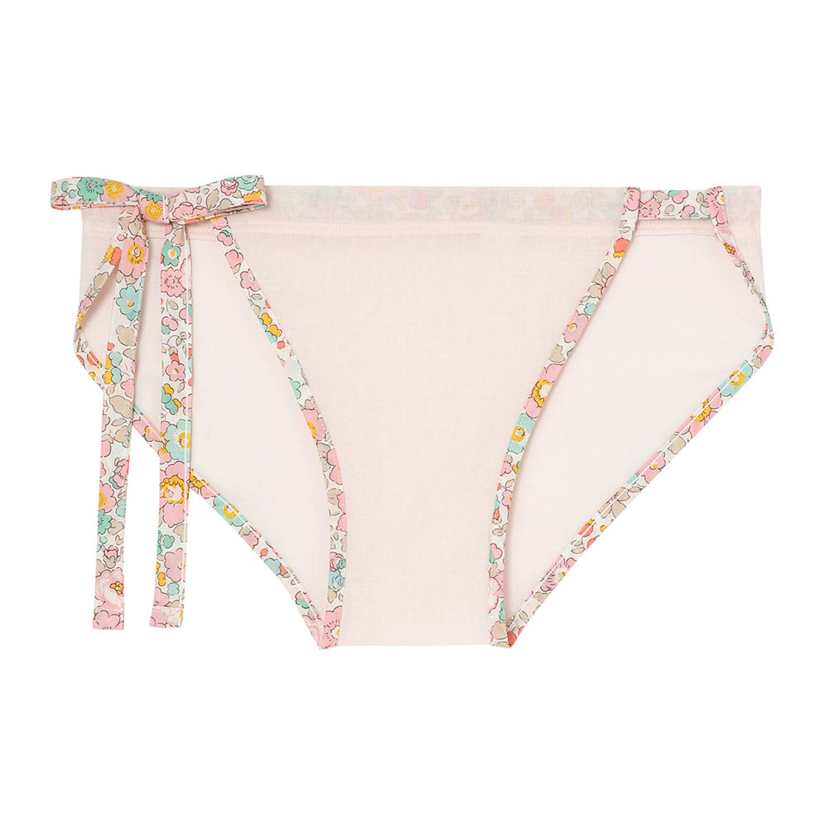 ウンナナクール une nana cool ななふん プリント MADE WITH LIBERTY. FABRIC ふんどし サイド紐ショーツ 綿100％(PI-ピンク-M-L)