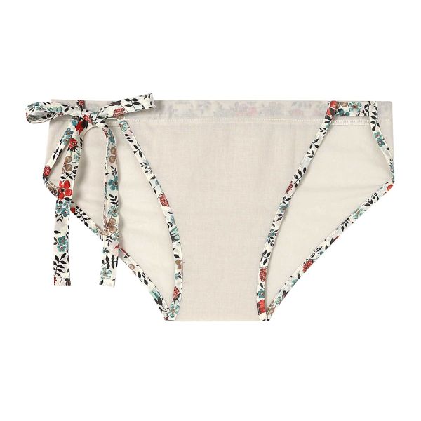 ウンナナクール une nana cool ななふん プリント MADE WITH LIBERTY. FABRIC ふんどし サイド紐ショーツ 綿100％